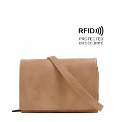 Nita Crossbody Wallet - Light Camel 